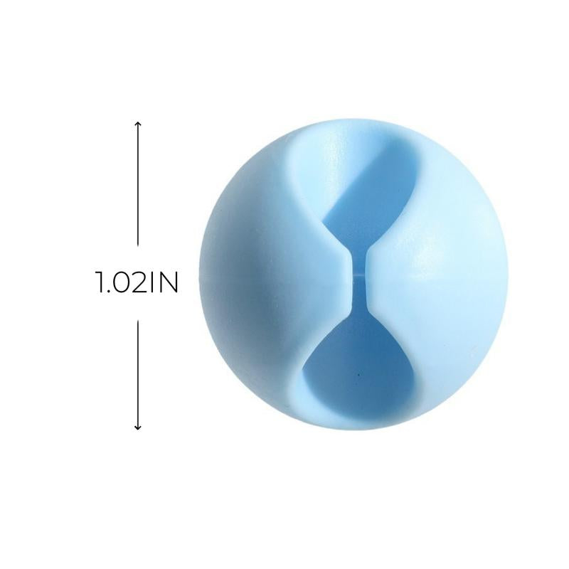 4 Counts Data Cable Fixers, Desktop Organizer for Home Office, Multipurpose Self-Adhesive Cable Organizers for Tidy Charging at Home & Office, Office Accessories