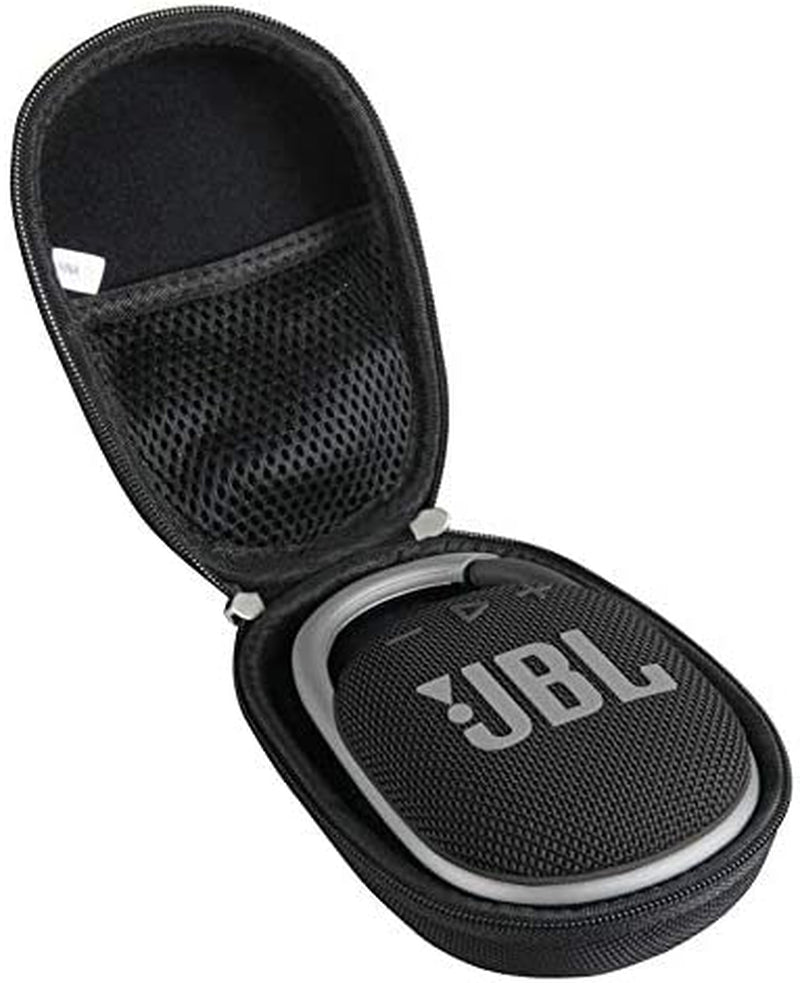 Premium Hard Travel Case for JBL Clip 4 & 5 Portable Mini Bluetooth Speakers - Sleek Black Design