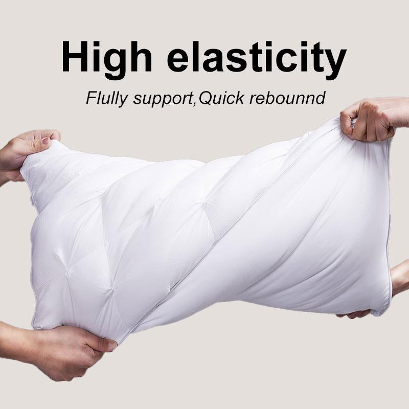 Hotel Collection Bed Pillows , Soft & Fluffy Pillow with down Alternative Filling, Gusseted Pillow for Back, Stomach or Side Sleepers,Pink,Gray,White