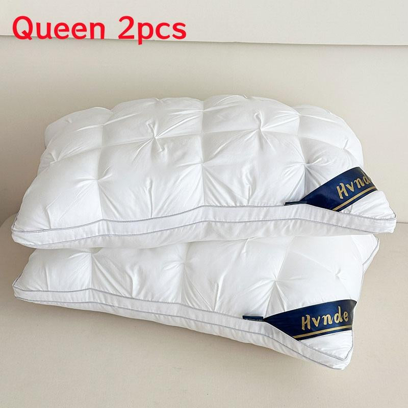 Hotel Collection Bed Pillows , Soft & Fluffy Pillow with down Alternative Filling, Gusseted Pillow for Back, Stomach or Side Sleepers,Pink,Gray,White