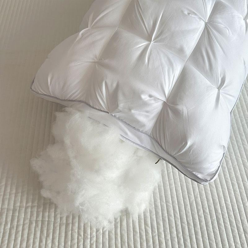 Hotel Collection Bed Pillows , Soft & Fluffy Pillow with down Alternative Filling, Gusseted Pillow for Back, Stomach or Side Sleepers,Pink,Gray,White